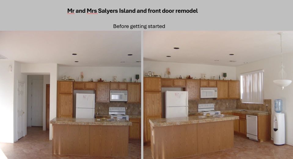 Mr and Mrs Salyer Island — before getting started